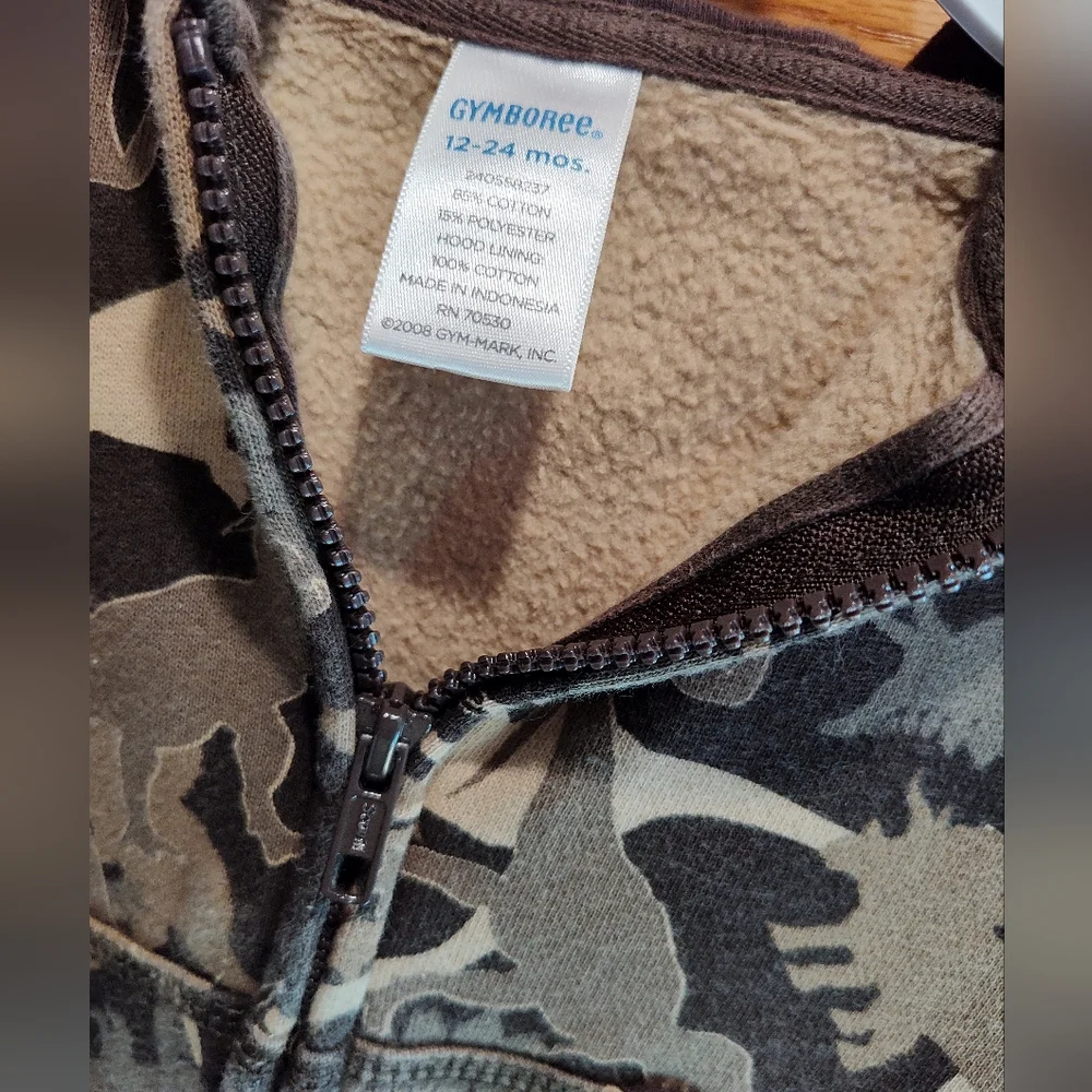 Gymboree Kids Dinosaur Camo Hoodie